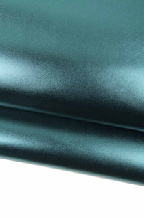 Green METALLIC leather...