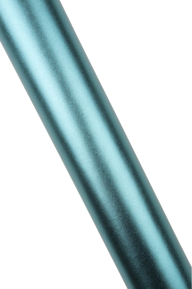 Green METALLIC leather hide, SMOOTH...