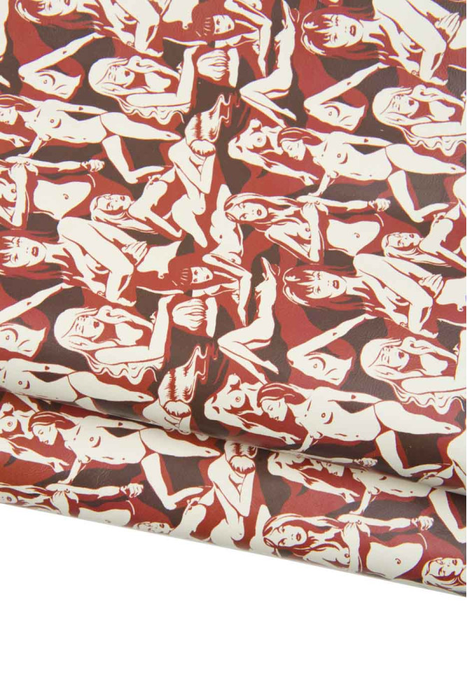 Vitello stampa SEXY rosso, bordeaux,...
