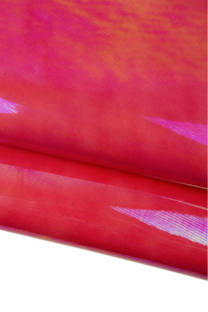 Pelle VERNICE OLEOGRAFICA rosso...