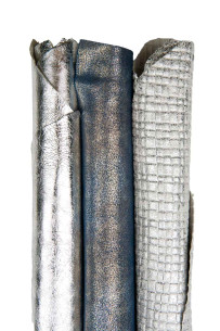 Lot of 3 leather skins...