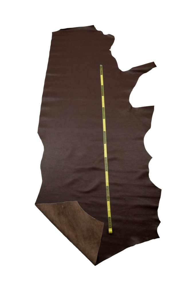 Pellame marrone con grana stampa...