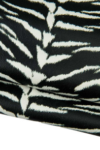 Pelle ZEBRA bianco - nero,...
