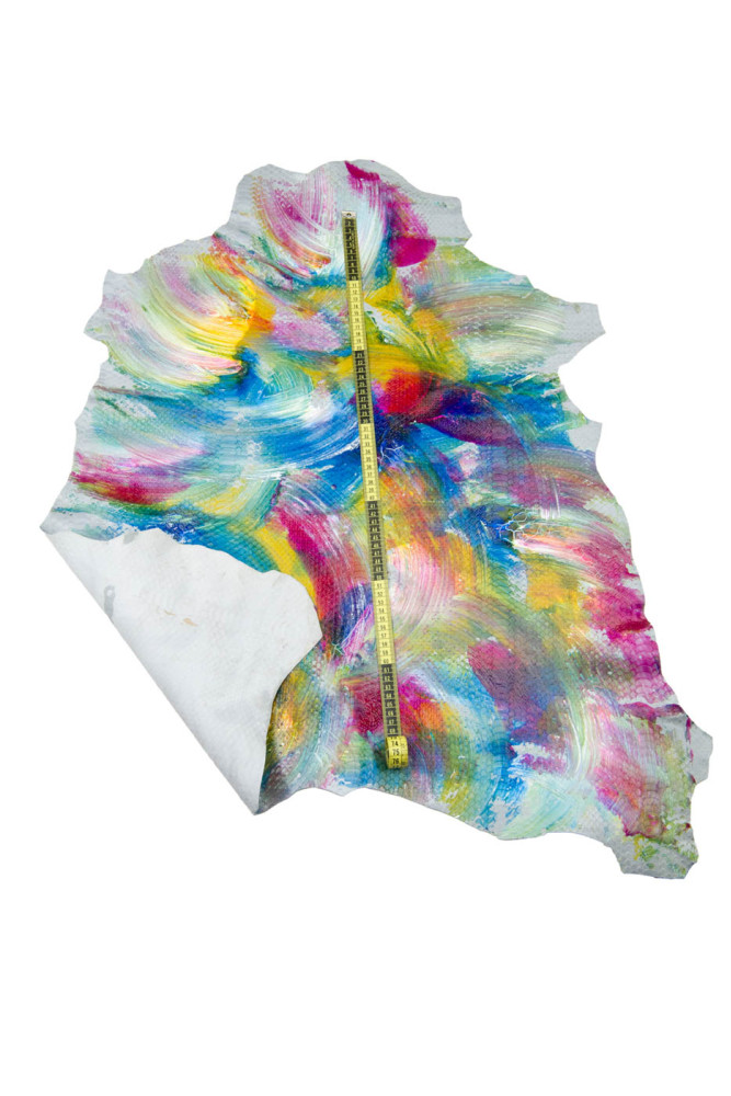 Pelle stampa RETTILE multicolor,...