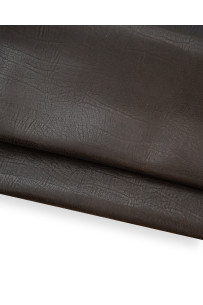 Dark brown PRINTED leather...