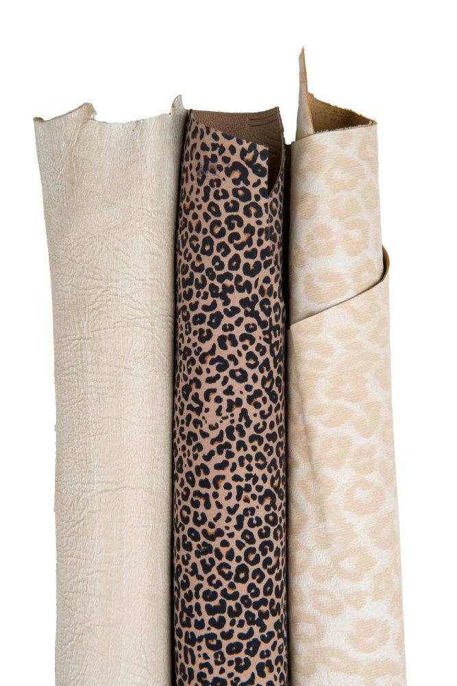 Lotto di 3 pelli beige abbinate come...