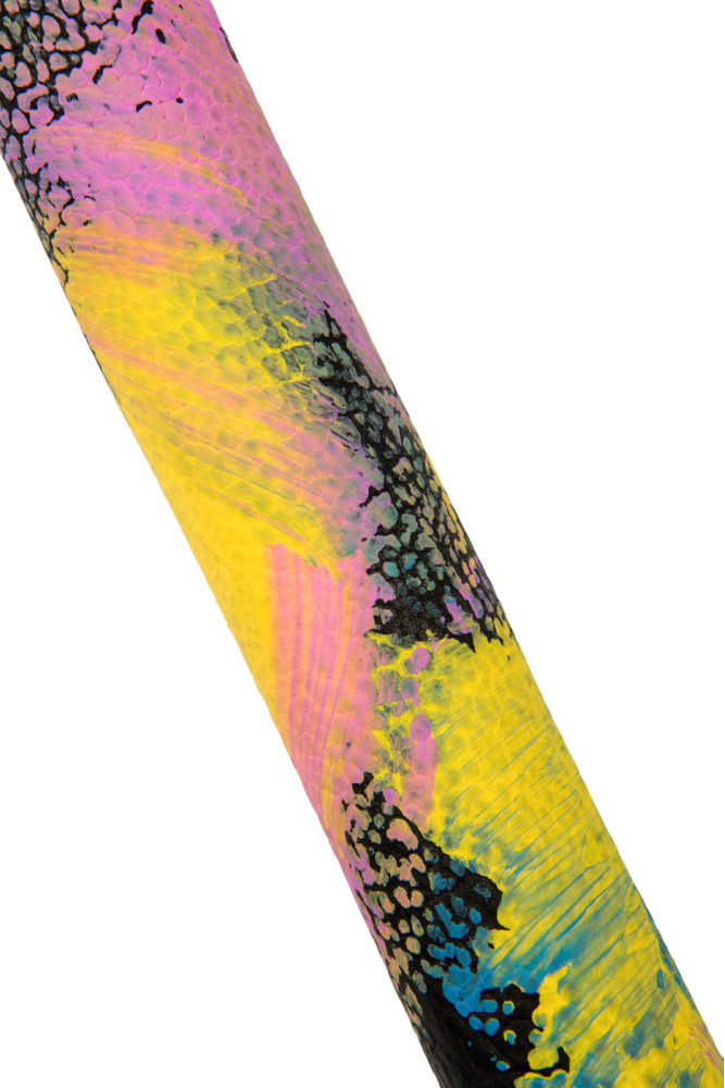 Multicolor HANDPAINTED leather skin,...