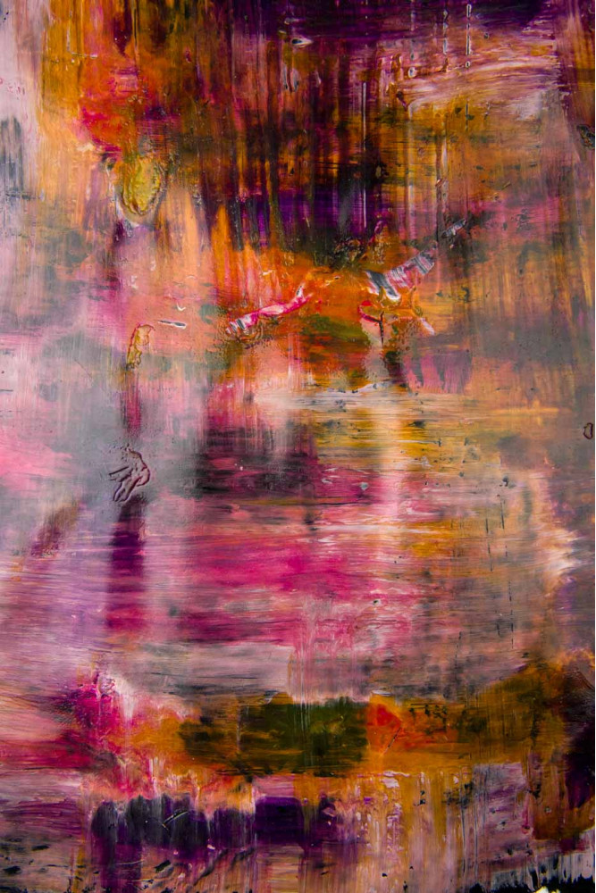 Pelle mullticolor DIPINTA A MANO,...