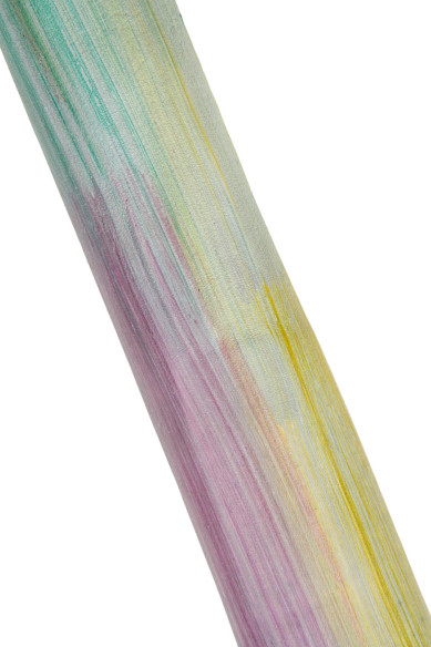 Multicolor STRIPED HANDPAINTED leather skin, soft goatskin, unique hide for hobbyists