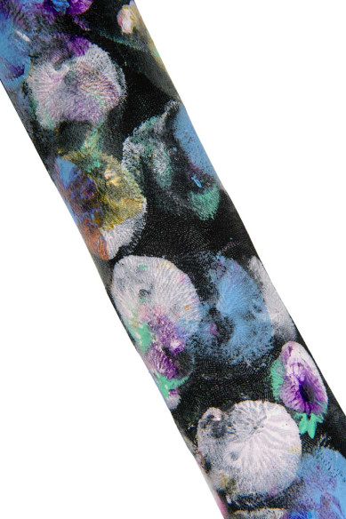 Pelle multicolor DIPINTA A MANO, capra stampa astratta, pellame morbida, vivace per fai da te