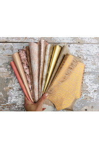 10 Ritagli di pellami unici...