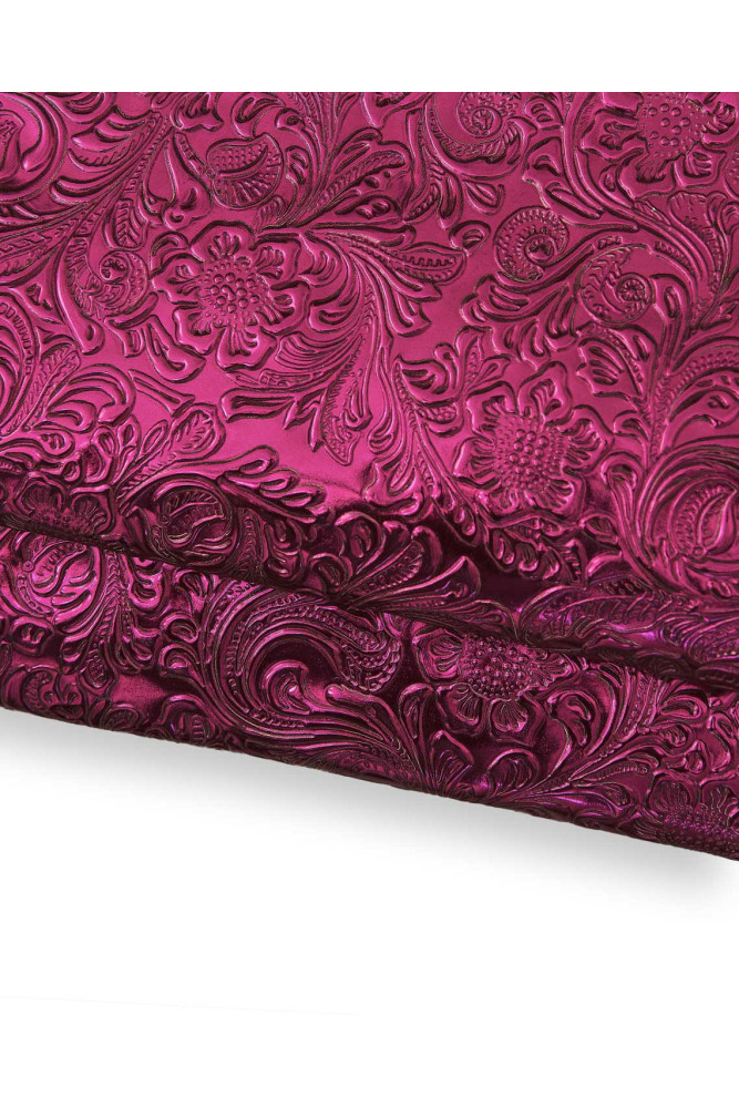 Set di 3 pelli fuxia laminate, pack...