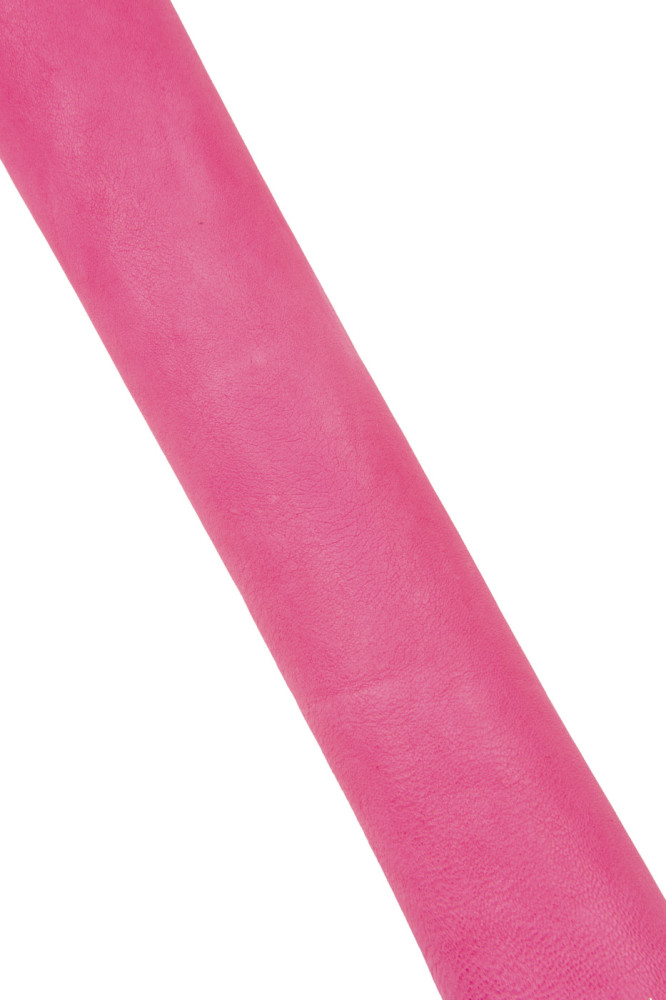 Pink genuine VINTAGE leather skin,...