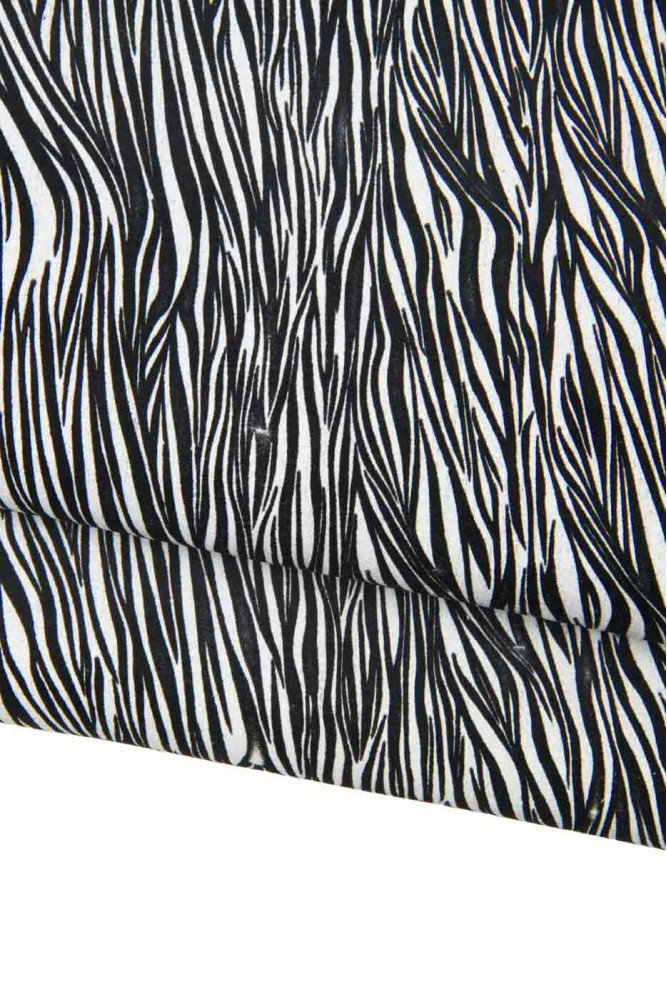 ZEBRA textured leather skin, ANIMAL...
