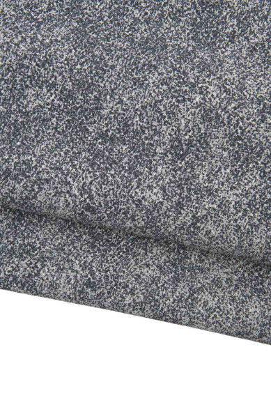 Pellame grigio stampa simil - TESSUTO, vitello scamosciato MORBIDO, pelle sportiva opaca per hobbisti