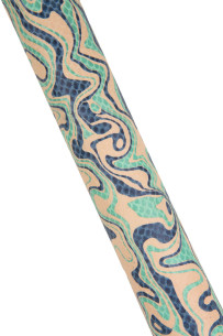 Multicolor printed leather... 2