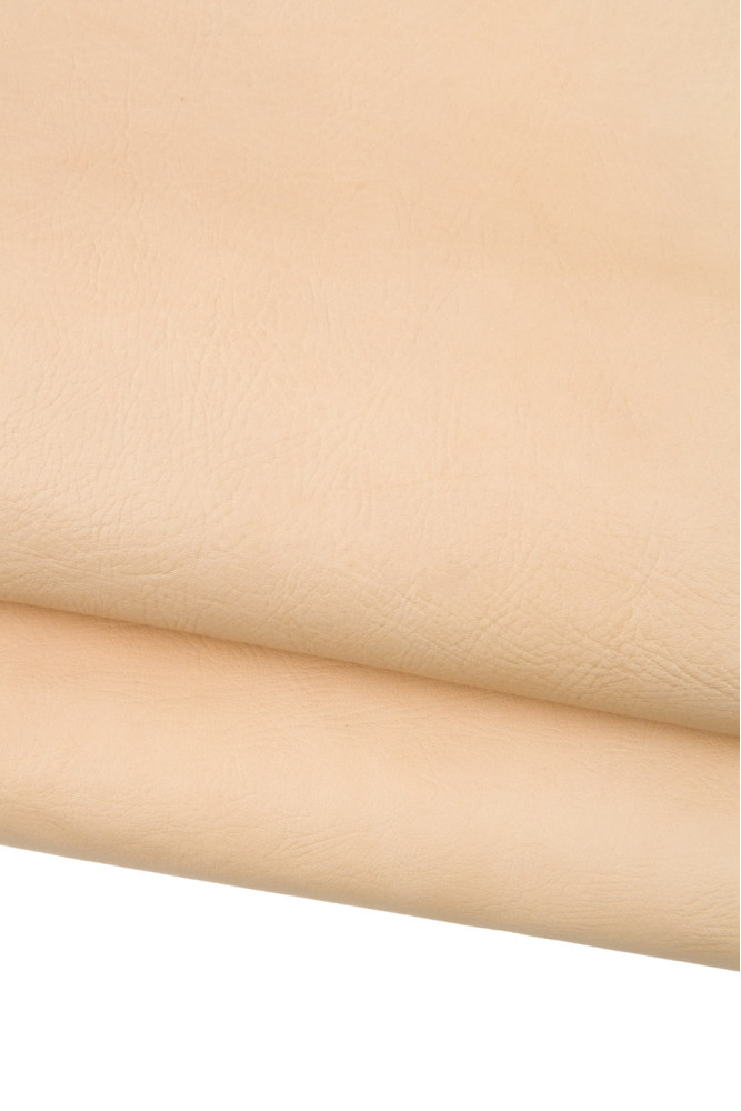 BEIGE VACHETTA leather hide, super...