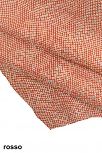 Red METALLIC snakeskin,...