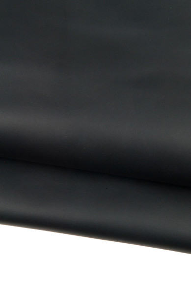 Pelle LISCIA blu, vitello semi rigido OPACO, pellame tinta unita  1.2 - 1.4 mm per artigianato