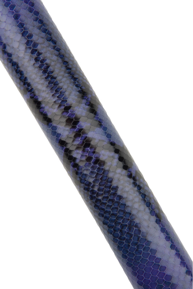 Purple PYTHON leather hide, REPTILE...