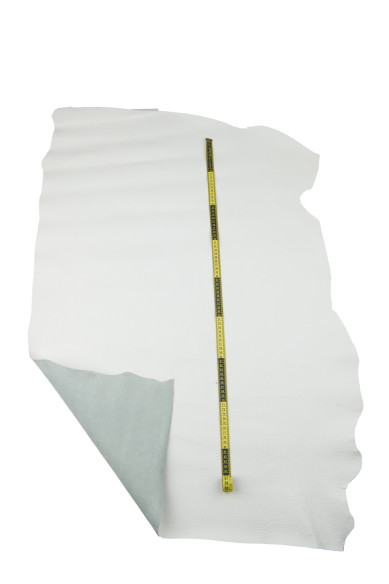Vitello bianco stampa DOLLARO, pellame con grana morbido, pelle OPACA 1.3- 1.4 mm per artigiani