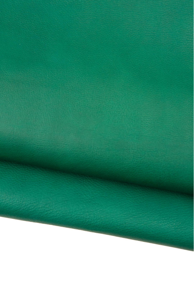 Green baby calf, SMOOTH SOFT cowhide,...