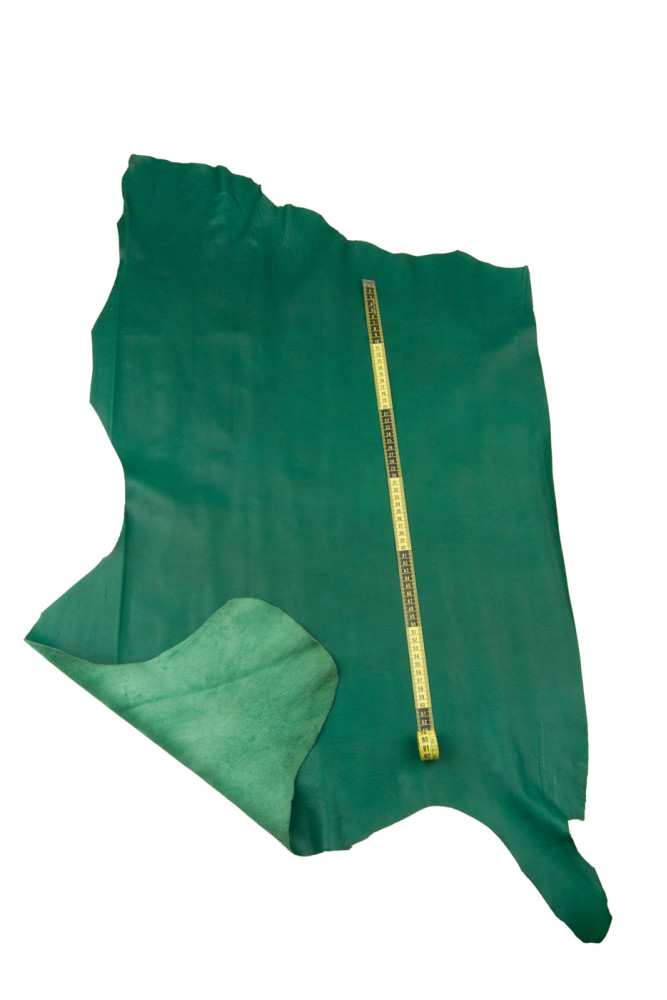 Green baby calf, SMOOTH SOFT cowhide,...