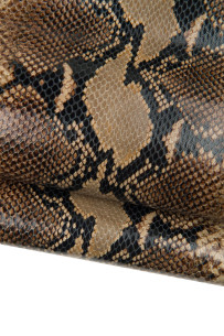 Pelle PITONE verde...