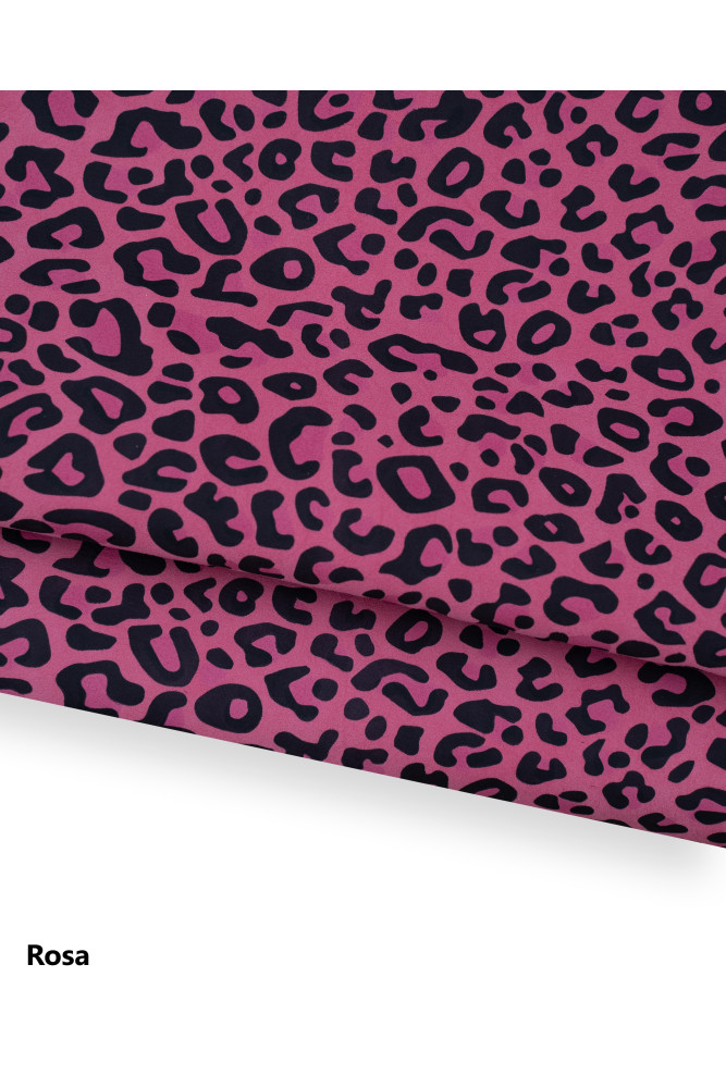 CAMOSCIO stampa LEOPARDO, pellame...