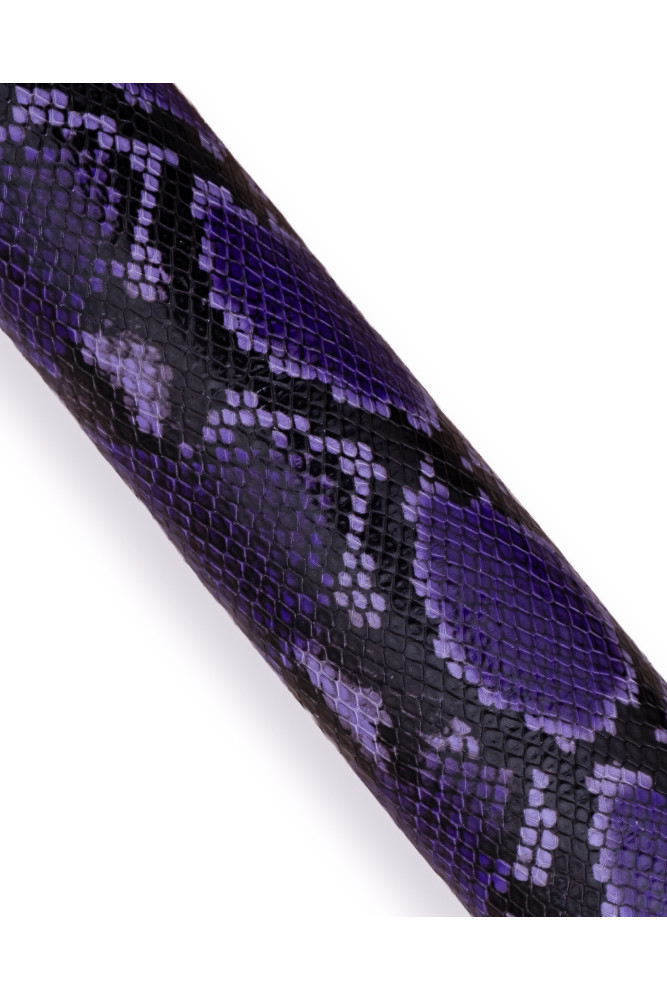 Purple PYTHON leather hide, REPTILE...