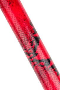 Red GLOSSY snakeskin,... 2