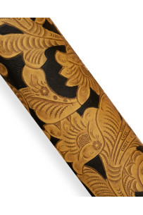 FLORAL printed leather... 2