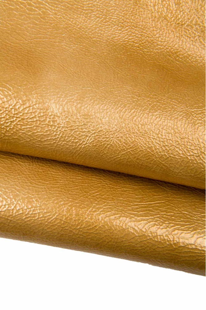 Set di 3 pelli oro giallo, capre...