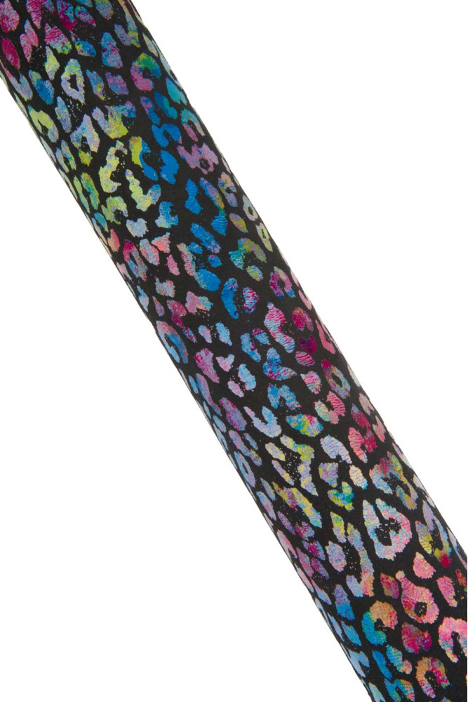 Pelle leopardo MULTICOLOR su base su...