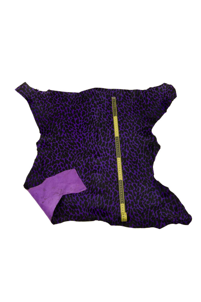 Purple LEOPARD PRINTED hair on...