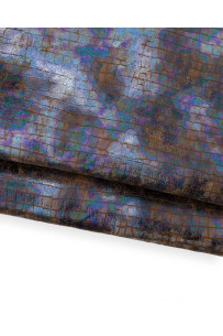 HOLOGRAPHIC printed leather...