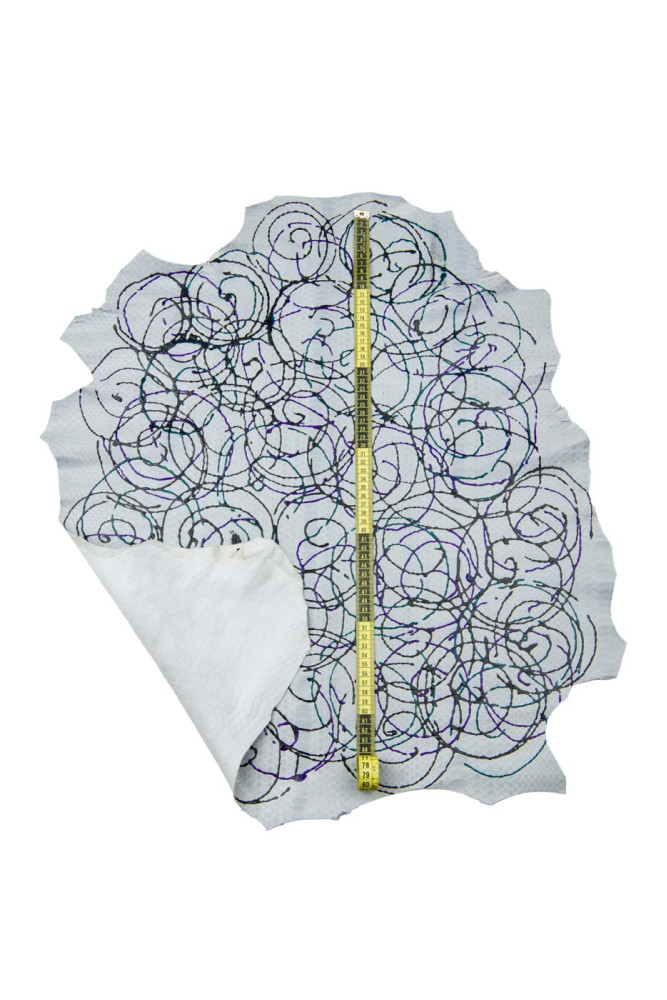 Splash python print leather – grey...