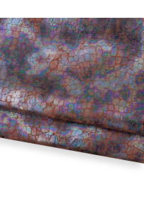 HOLOGRAPHIC printed leather...