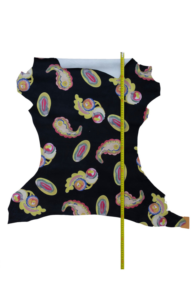 MULTICOLOR  leather skin, pop art...