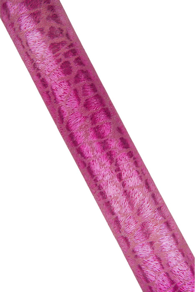 Pelle stampa LEOPARDO fuxia, capra...