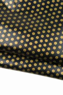 Pelle a POIS bronzo, capra...