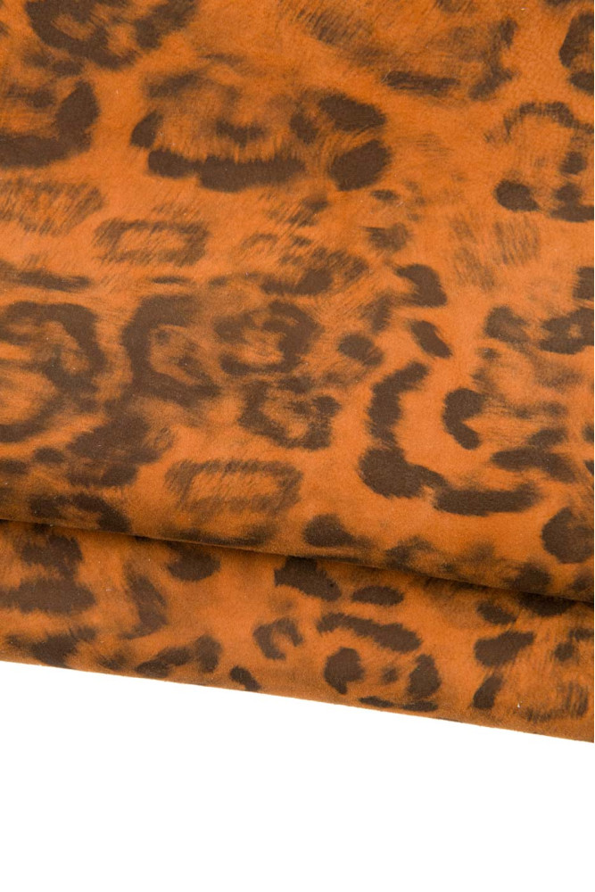Tan and black LEOPARD textured...