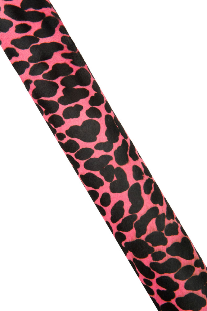 Pelle CAVALLINO stampa LEOPARDO rosa...