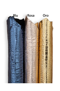 Gold-pink-blue metallic...