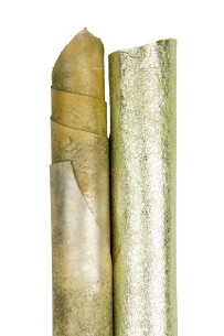 Set di 2 pelli giallo verde...