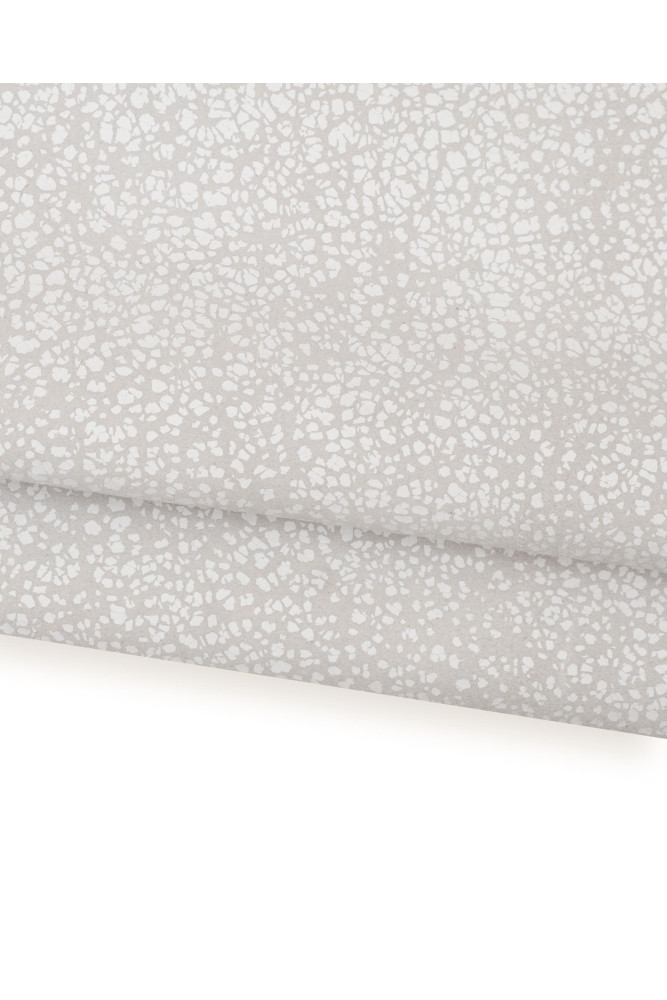 CRACKLE printed leather skin, white...