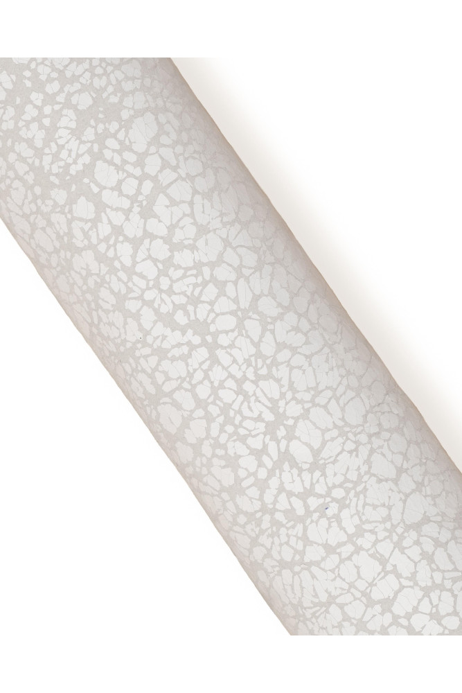 CRACKLE printed leather skin, white...