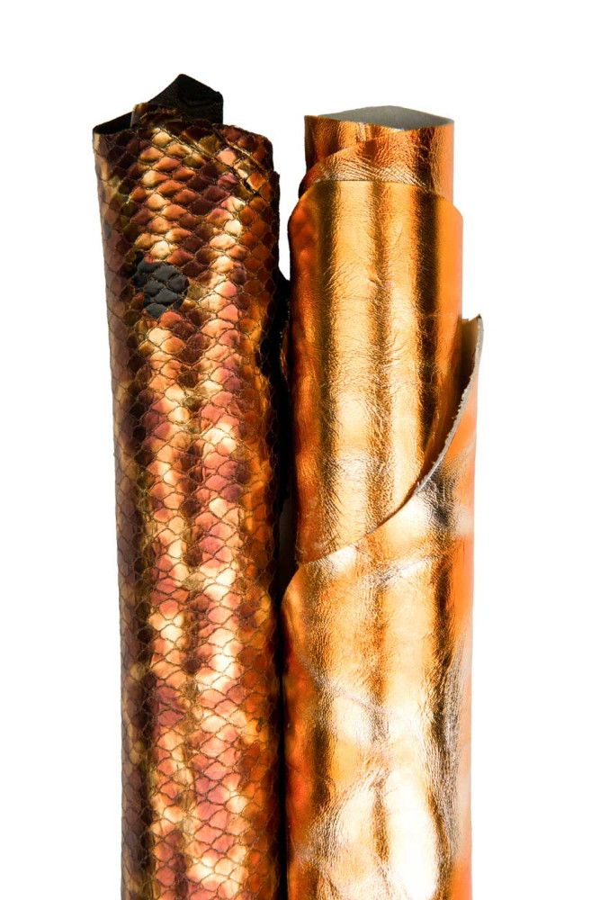 Bundle of 2 orange and brown,...