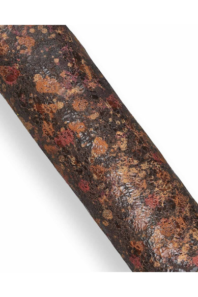 Lotto di 3 pelli marrone e multicolor, capre stampate sportive morbide per hobbisti abbinate come da foto