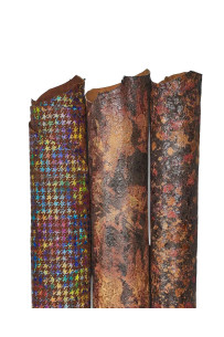 Lotto di 3 pelli marrone e...